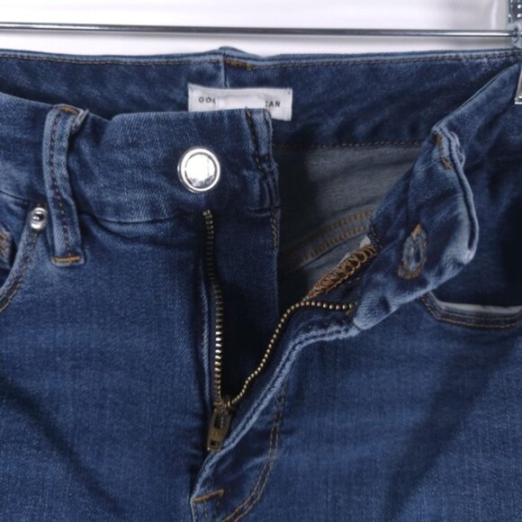 GOOD AMERICAN‎ ORGANIC COTTON/Elastane Skinny Jeans GLDV8737  Blue609 Size 6/28 - Picture 8 of 10